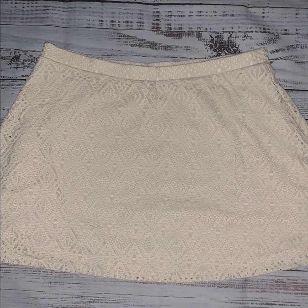 Aeropostale Cream Skirt
